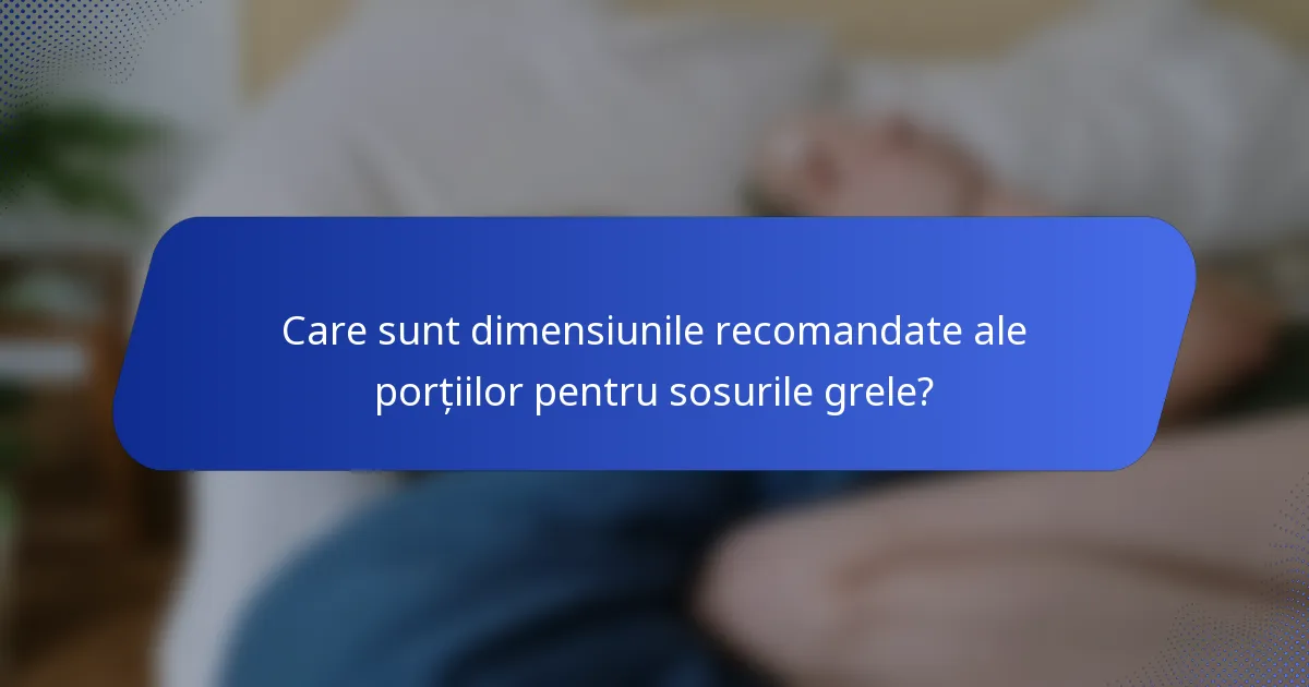 Care sunt dimensiunile recomandate ale porțiilor pentru sosurile grele?
